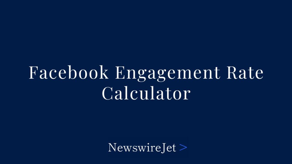 Facebook Engagement Rate Calculator