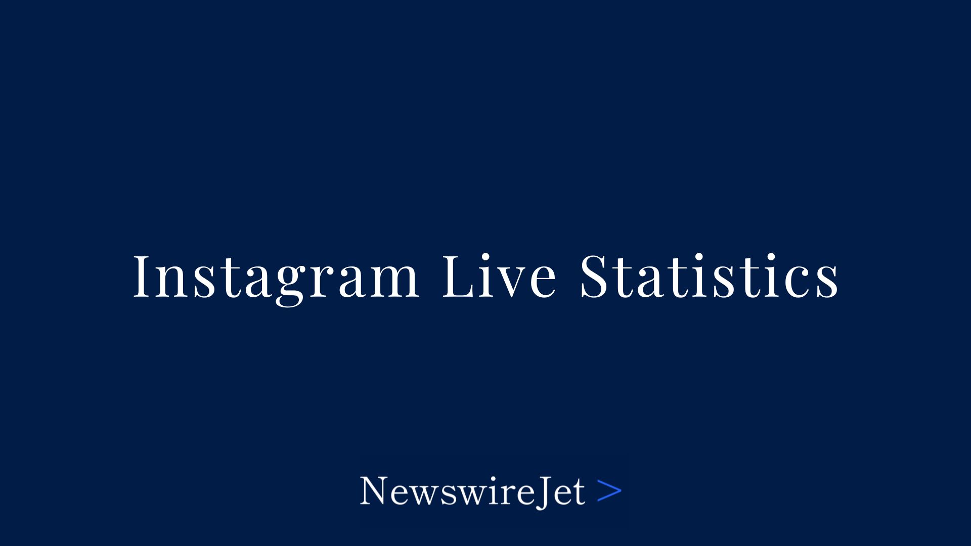 Instagram Live Statistics