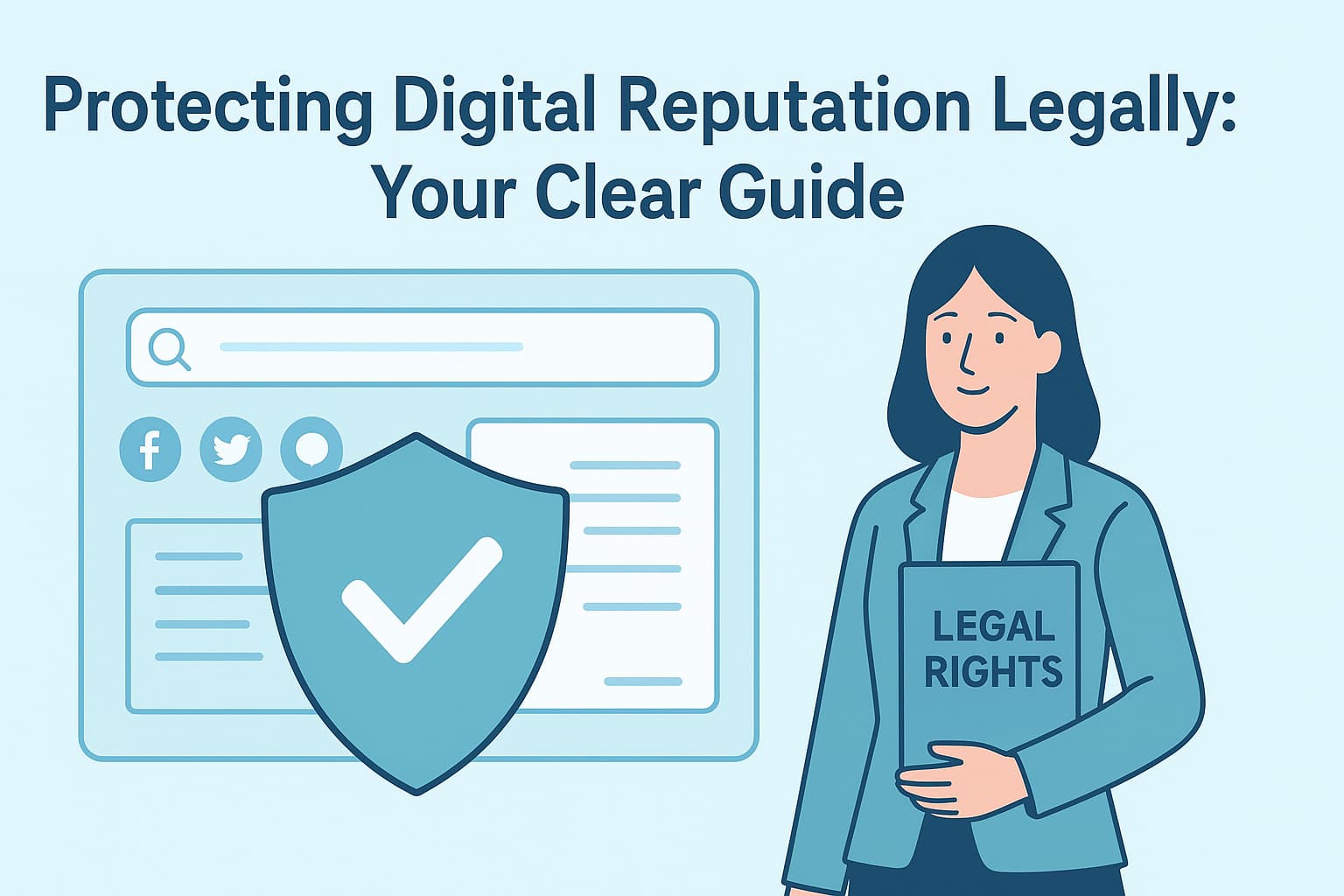 A guide on safeguarding your online identity through legal measures.
