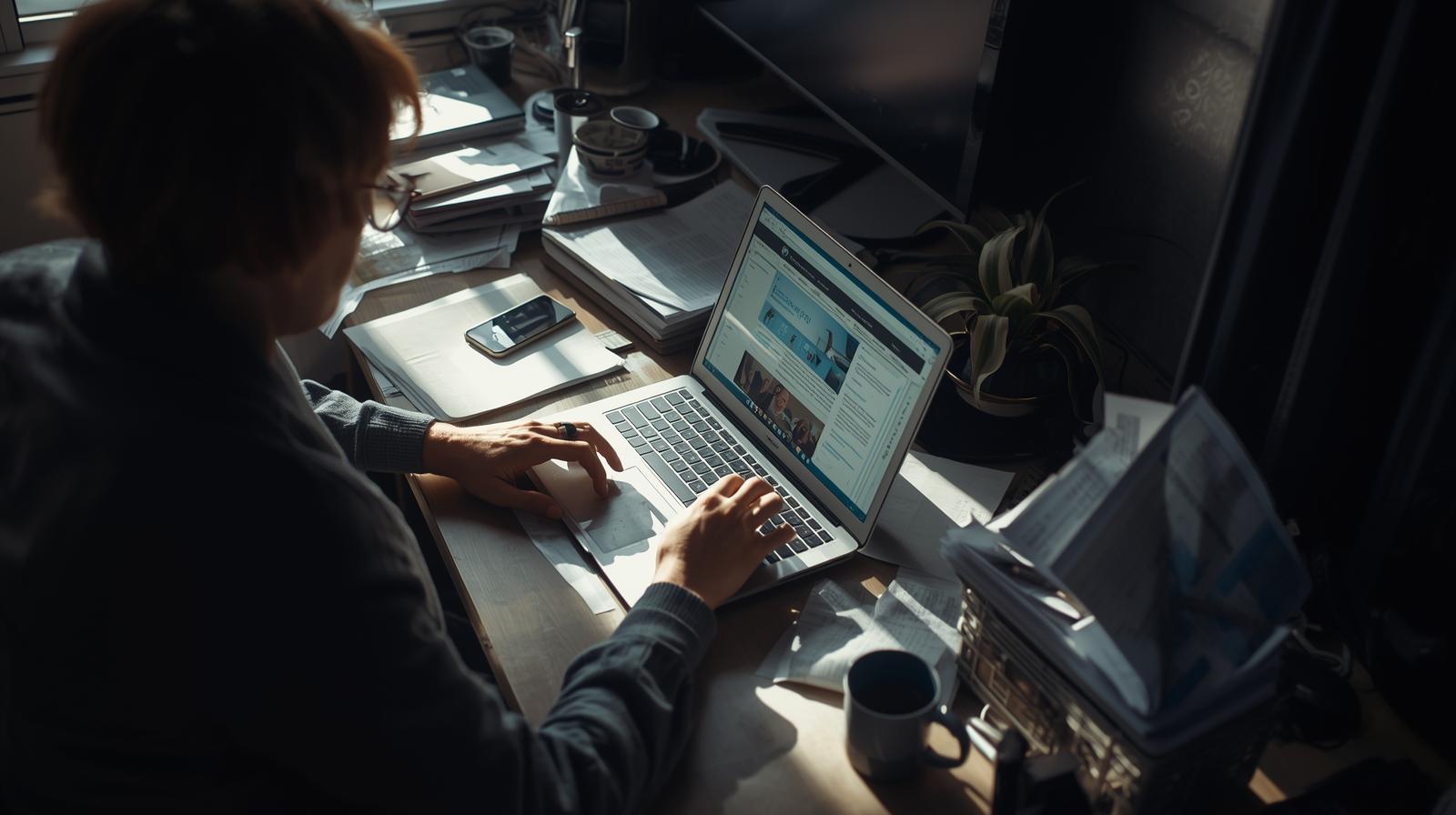 Professional profile and portfolio planning materials